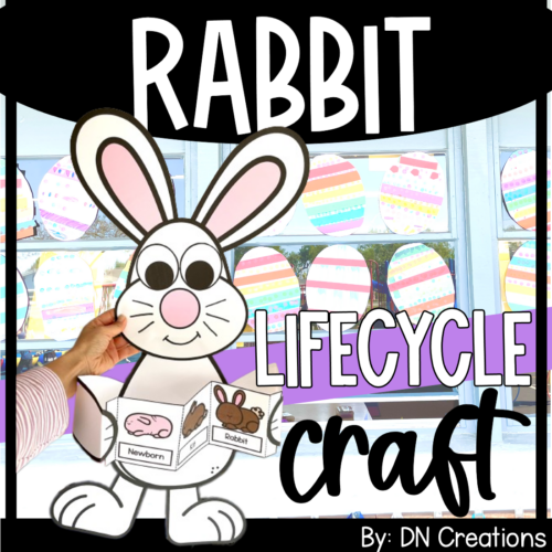 Rabbit Life Cycle Craft l Rabbit Science Craft l Bunny Craft for Easter's featured image