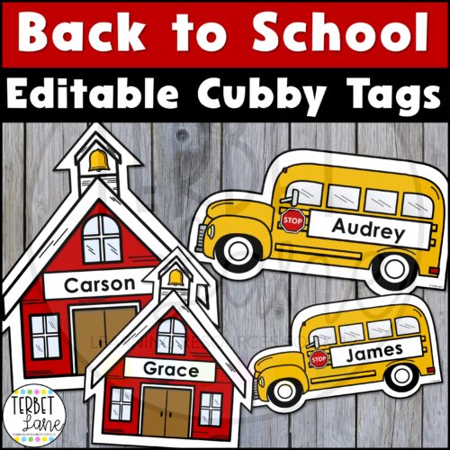 Editable Back to School Cubby Tags | Locker Labels's featured image