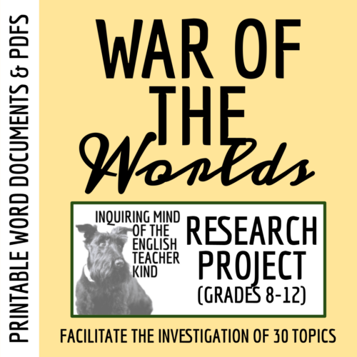 The War of the Worlds Research Project Materials's featured image