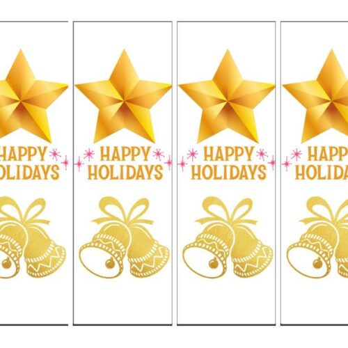 Happy Holidays bookmarks-includes 1st 10 dr Fry sight words, great gifts for students under 1 USD's featured image