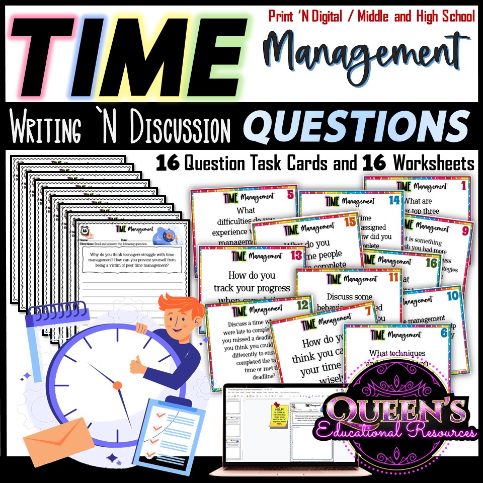 Time Management Writing and Discussion Questions | Time Management ...