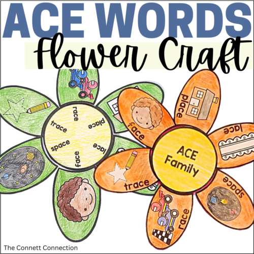 ACE Words Flower Craft - A CVCe Long Vowel Sounds Craft's featured image