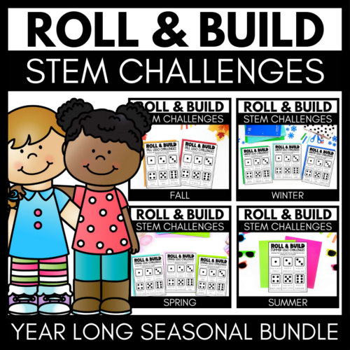 STEM Challenges - Building with Bricks Activities - Roll & Build's featured image