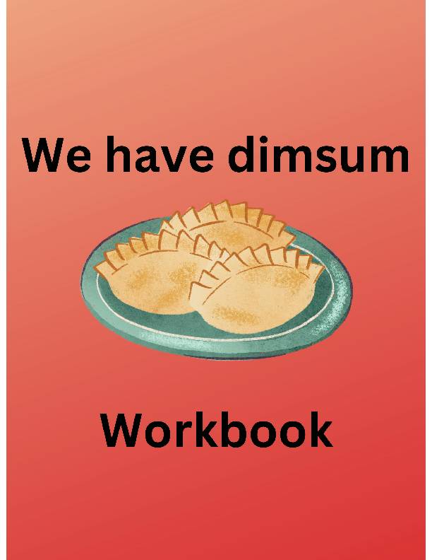 Dimsum Theme Early Reading Workbook