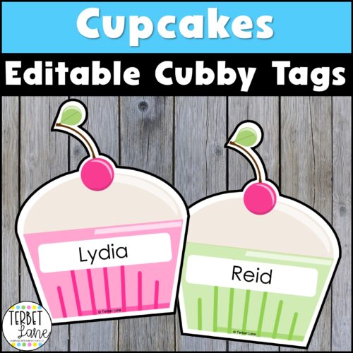 Cupcake Cubby Tags's featured image