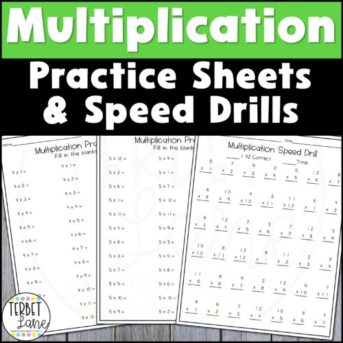Multiplication Facts Practice Worksheets's featured image
