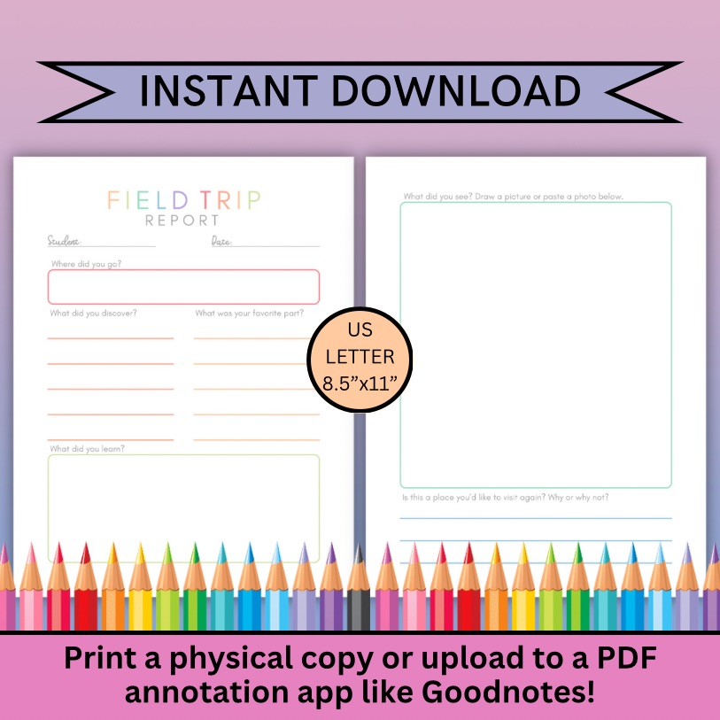 field-trip-report-field-trip-log-field-trip-journal-school-field-trip-school-outing-field-trip-worksheet-classful for Free Printable Field Trip Log Field Trip Report, Field Trip Log, Field Trip Journal, School Field Trip, School Outing, Field Trip Worksheet - Classful for Free Printable Field Trip Log
