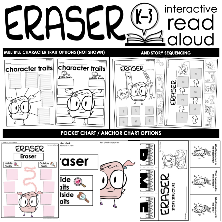 Children's Book Review: ERASER By Anna Kang - Where Imagination Grows