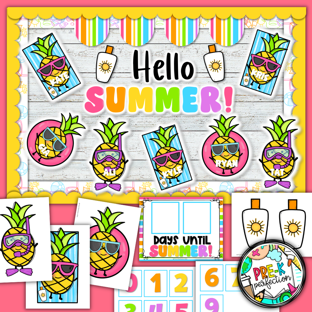 End of Year Bulletin Board | Summer Decor | Goodbye School! Hello Pool! -  Classful