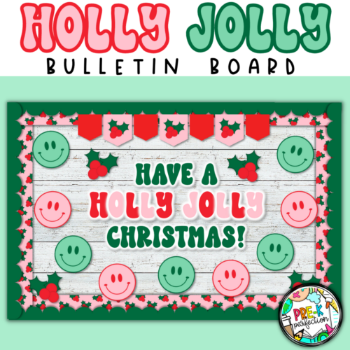 Retro Christmas Board | Holly Jolly Bulletin Board! | Christmas Countdown's featured image