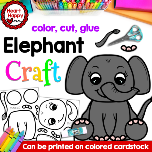 Elephant Craft | Zoo Animal Craft's featured image